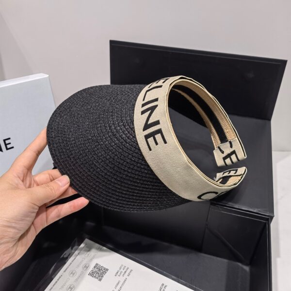 Celine Sedge Summer Hat Black Celine Hat