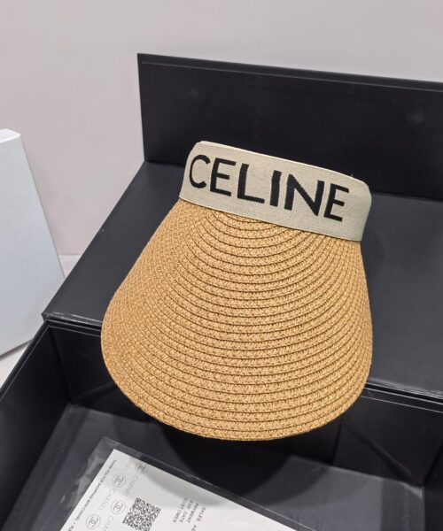 Celine Sedge Summer Hat Brown Celine Hat