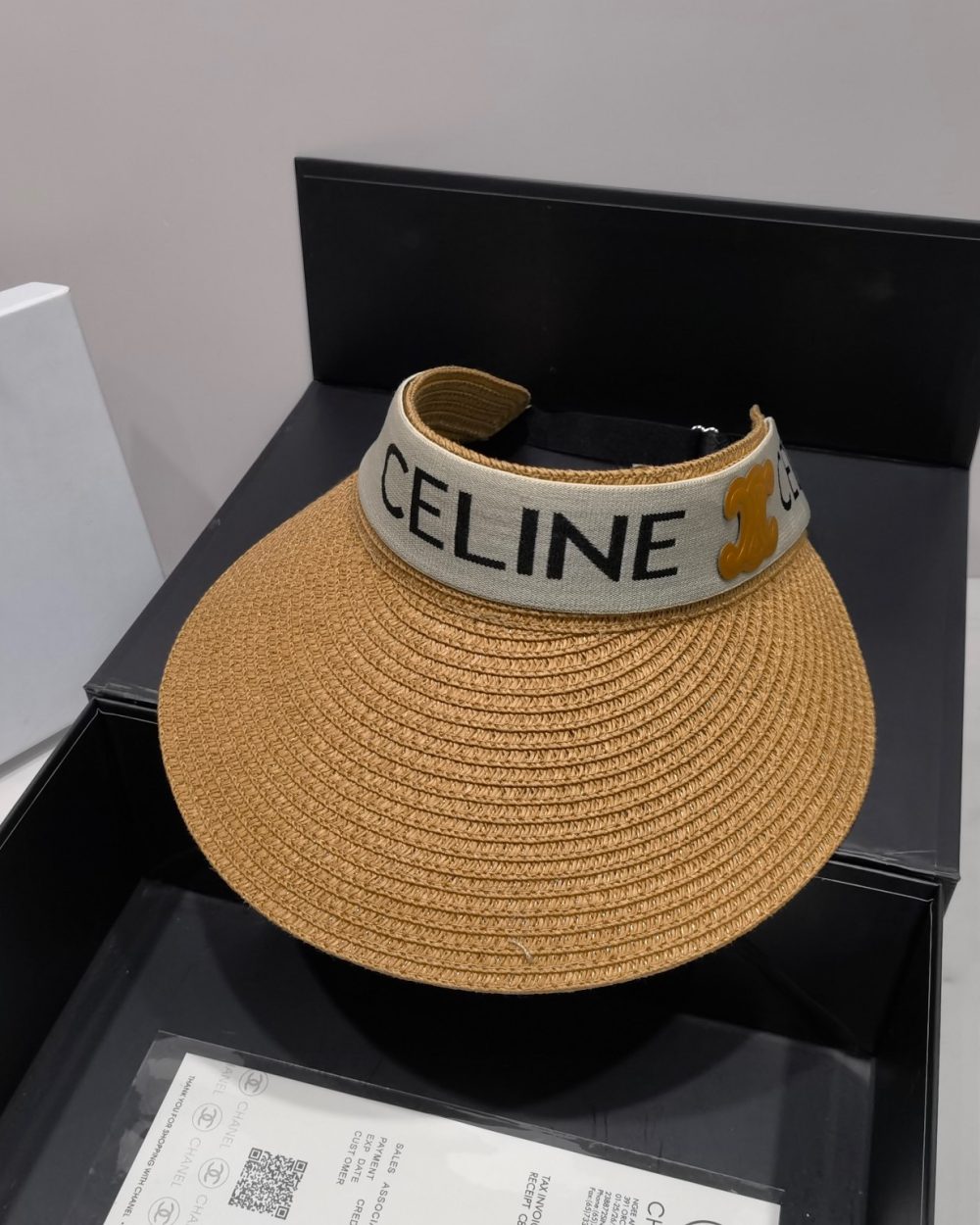 Celine Sedge Summer Hat Brown Celine Hat