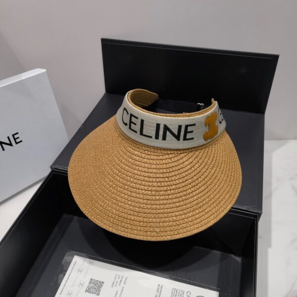 Celine Sedge Summer Hat Brown Celine Hat
