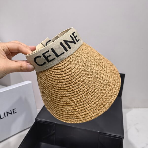 Celine Sedge Summer Hat Brown Celine Hat