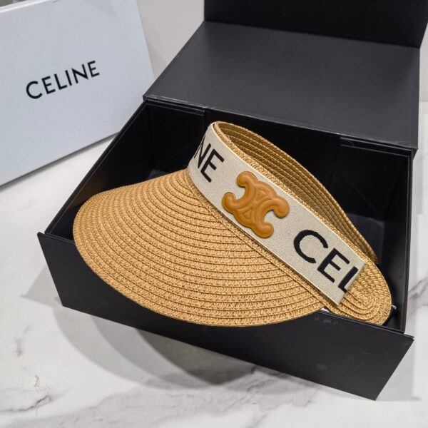 Celine Sedge Summer Hat Brown Celine Hat