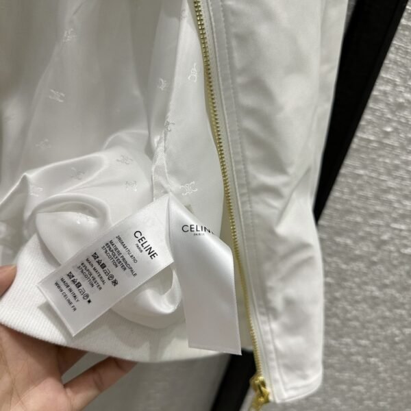 Celine Short Bomber Jacket White For Women