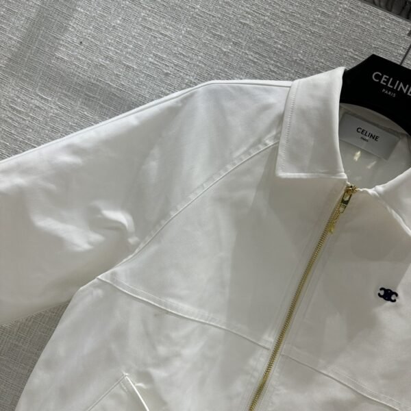 Celine Short Bomber Jacket White For Women