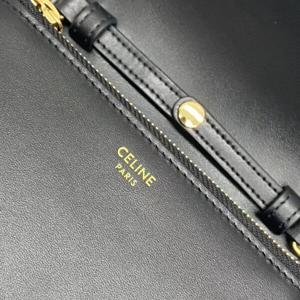 1:1 Replica Celine Small 16 Wallet On Chain Black For Women 6in/14cm 10G453CQ7.38NO