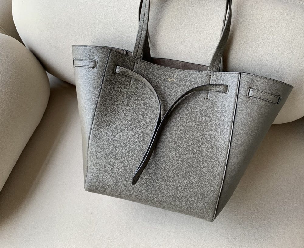 1:1 Replica Celine Small Cabas Phantom In Soft Grained Brown For Women 12in/31cm