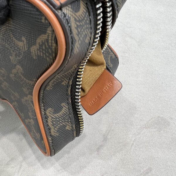 1:1 Replica Celine Small Etoile In Triomphe Canvas Brown For Women 7in/18cm 198762BZJ.04LI