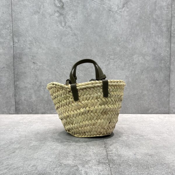 1:1 Replica Celine Teen Triomphe Classic Pannier Tote Dark Green For Women 8in/20cm