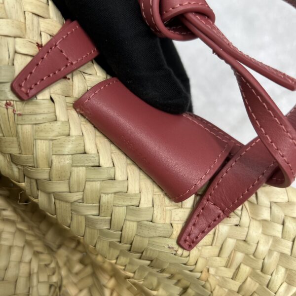 1:1 Replica Celine Teen Triomphe Classic Pannier Tote Dark Pink For Women 8in/20cm