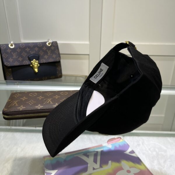 Celine Triomphe Baseball Cap Black Celine Cap