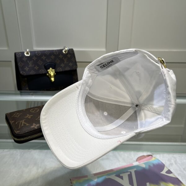 Celine Triomphe Baseball Cap White Celine Cap