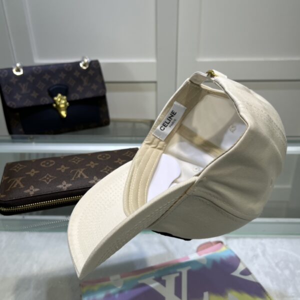 Celine Triomphe Baseball Cap White Celine Cap