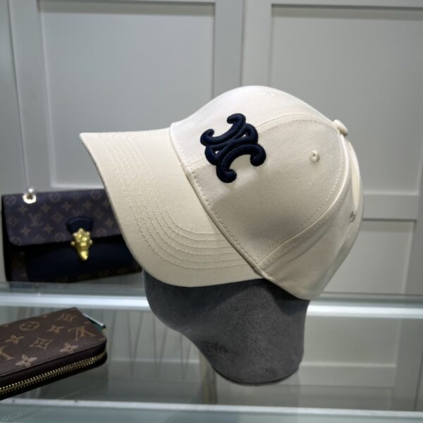 Celine Triomphe Baseball Cap White Celine Cap