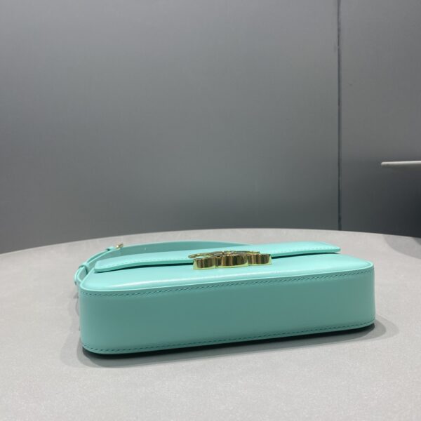 1:1 Replica Celine Triomphe Shoulder Bag Mint Green For Women 8in/20cm
