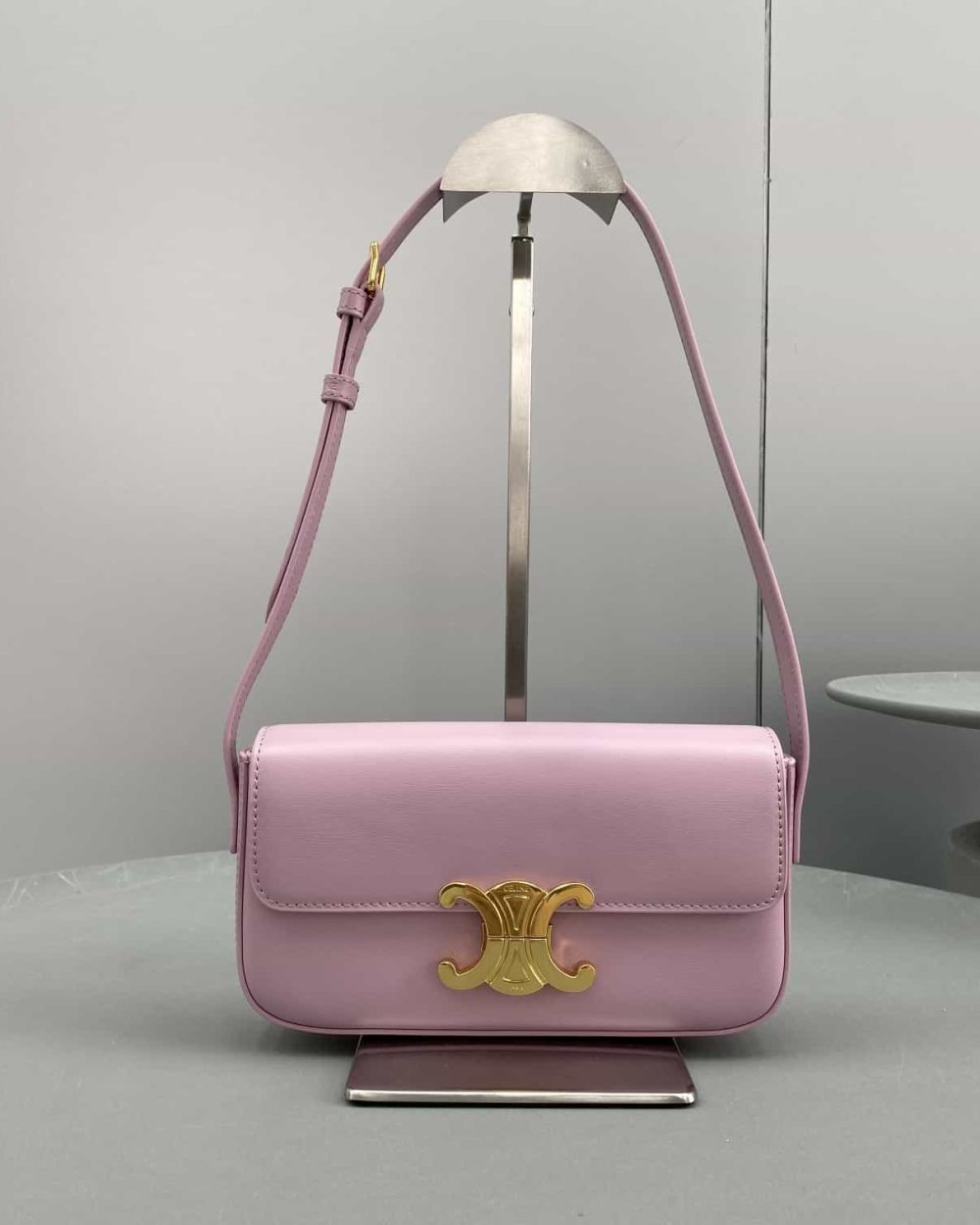 1:1 Replica Celine Triomphe Shoulder Bag Pink For Women 8in/20cm