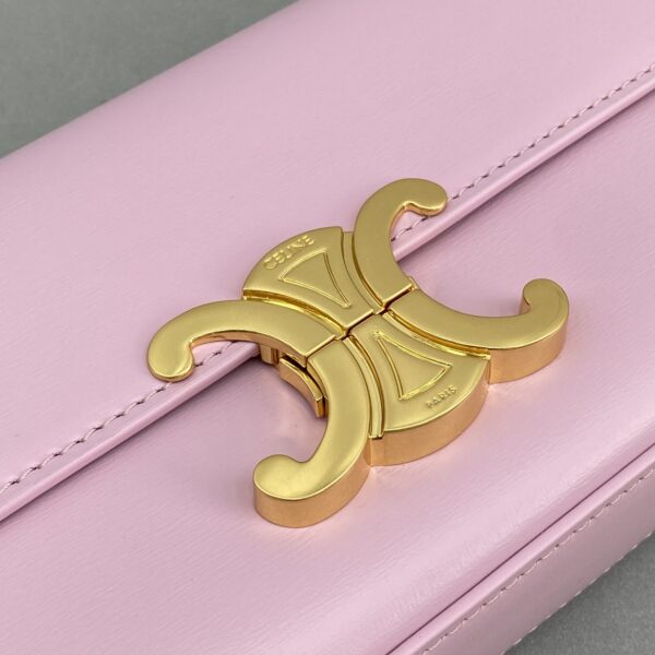 1:1 Replica Celine Triomphe Shoulder Bag Pink For Women 8in/20cm