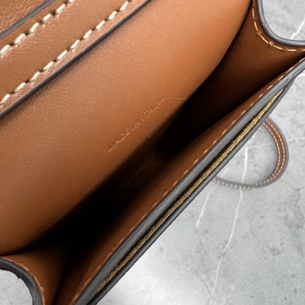 1:1 Replica Celine Vertical Mobile Pouch Triomphe Tan For Women 6in/19cm 10j092dqb.04LU