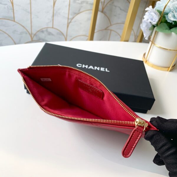 1:1 Replica Chanel 19 Matelasse Phone and Card Case Red Bag For Women 19cm/7.5in