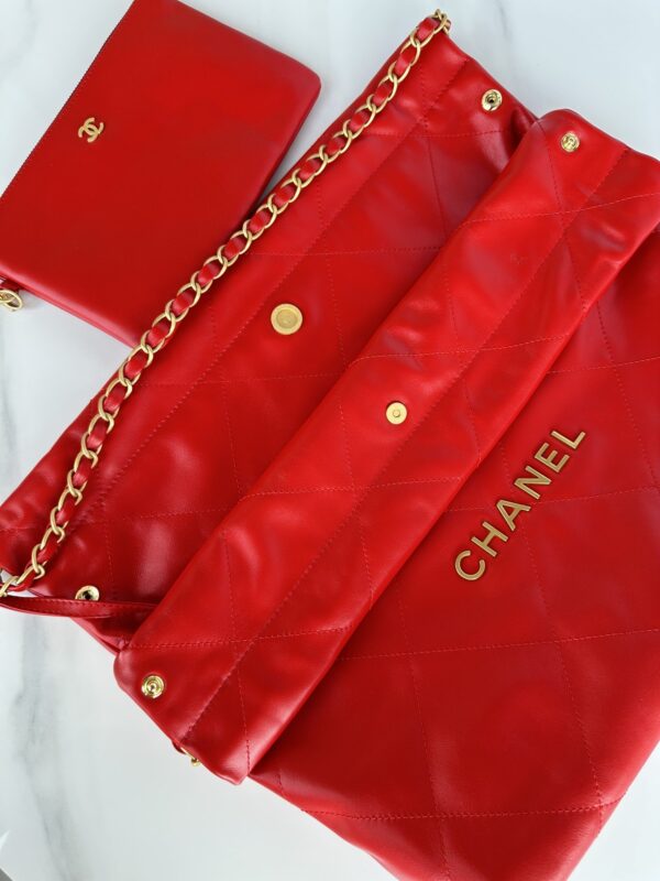 [REP 1:1] Chanel 22 Handbag Red/Pink For Women 39cm / 15.3in AS3261
