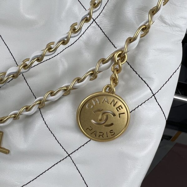 [REP 1:1] Chanel 22 Medium Handbag Yellow/Grey/Brown/Dark Blue/Pink/Jade Green/White For Women 37cm / 14.5in