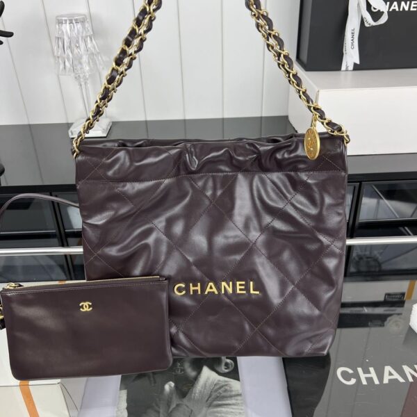 [REP 1:1] Chanel 22 Medium Handbag Yellow/Grey/Brown/Dark Blue/Pink/Jade Green/White For Women 37cm / 14.5in