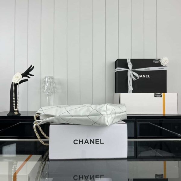 [REP 1:1] Chanel 22 Medium Handbag Yellow/Grey/Brown/Dark Blue/Pink/Jade Green/White For Women 37cm / 14.5in
