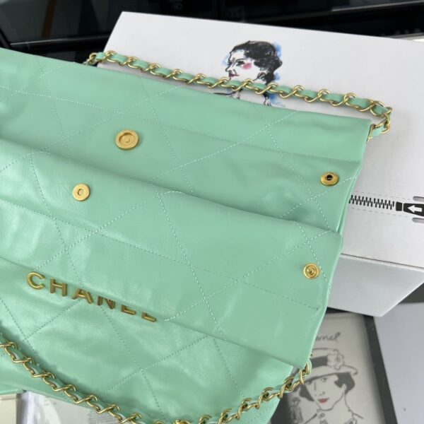 [REP 1:1] Chanel 22 Medium Handbag Yellow/Grey/Brown/Dark Blue/Pink/Jade Green/White For Women 37cm / 14.5in