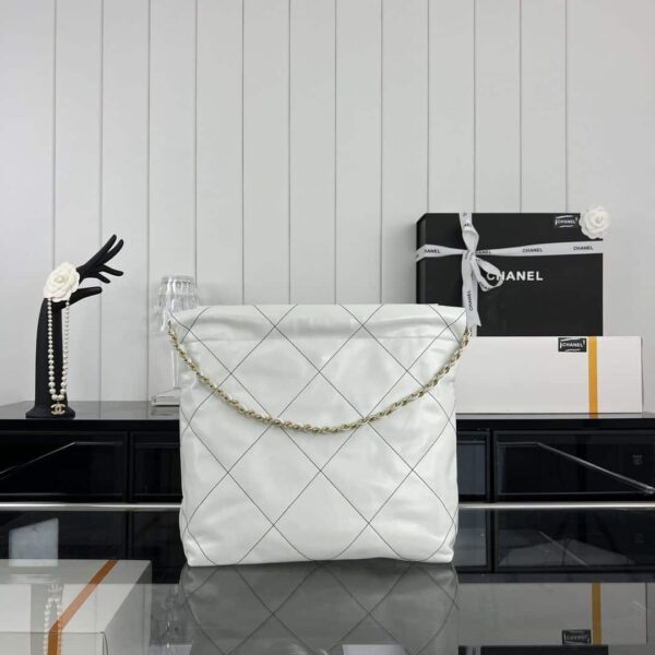 [REP 1:1] Chanel 22 Medium Handbag Yellow/Grey/Brown/Dark Blue/Pink/Jade Green/White For Women 37cm / 14.5in