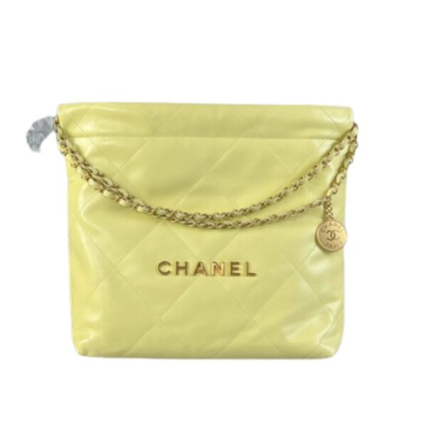 [REP 1:1] Chanel 22 Medium Handbag Yellow/Grey/Brown/Dark Blue/Pink/Jade Green/White For Women 37cm / 14.5in