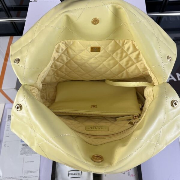 [REP 1:1] Chanel 22 Medium Handbag Yellow/Grey/Brown/Dark Blue/Pink/Jade Green/White For Women 37cm / 14.5in