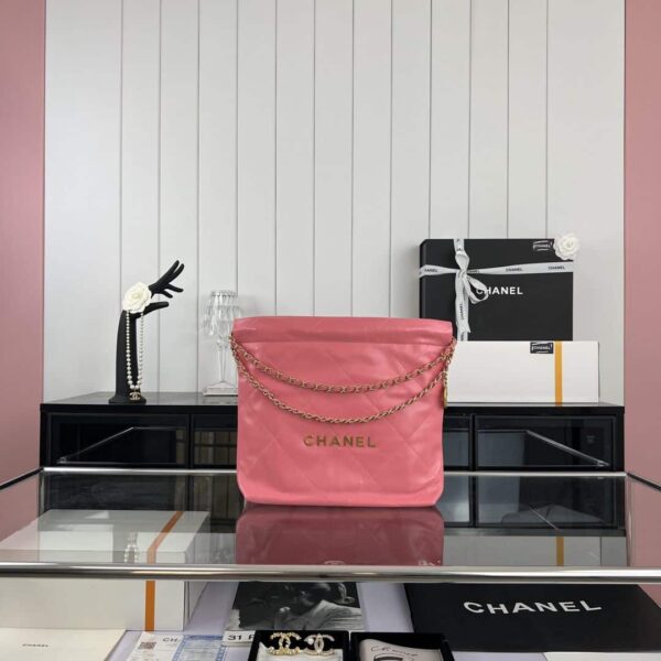 [REP 1:1] Chanel 22 Medium Handbag Yellow/Grey/Brown/Dark Blue/Pink/Jade Green/White For Women 37cm / 14.5in
