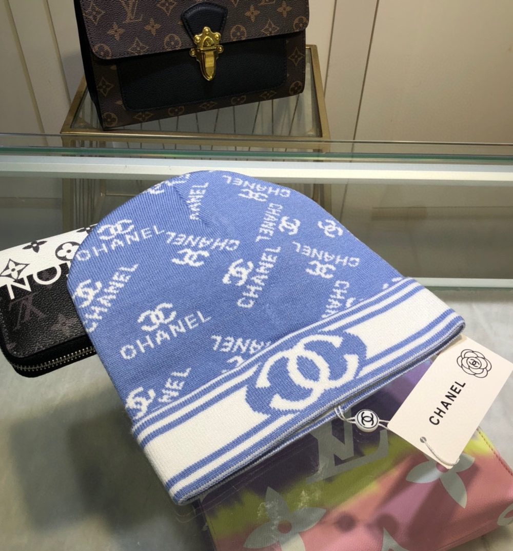 Chanel Beanie In Blue