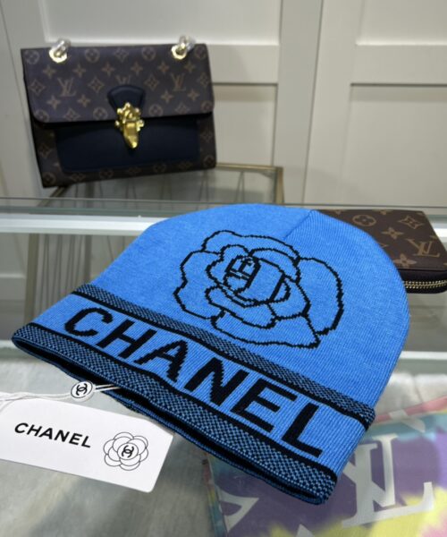 Chanel Beanie In Blue