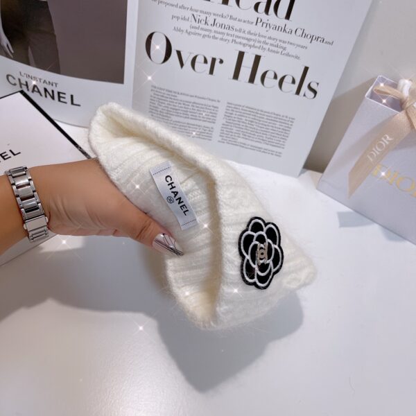 Chanel Beanie White