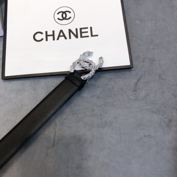 1:1 Replica Chanel Belt With Double C Buckle Black Women Belt