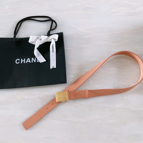 1:1 Replica Chanel Belt With Ribbon Buckle Dust Pink Women Belt