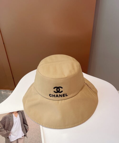 Chanel Cloche Hat Beige Chanel Hat