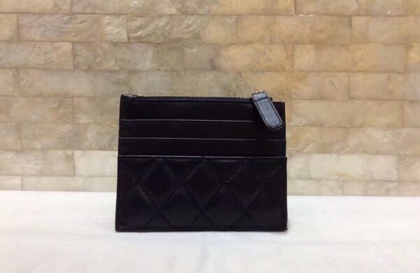 1:1 Replica Chanel CO-CO Chanel 19 Pouch 11.5cm/4.5in Gold Hardware For Women Black