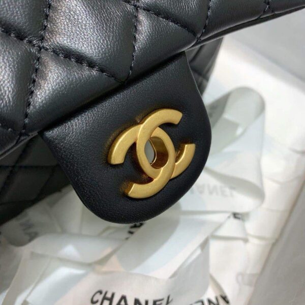 replica-chanel-flap-bag-with-cc-ball-on-strap-black-for-women-as1787-1