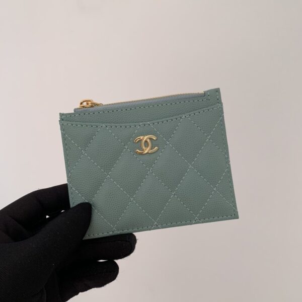 1:1 Replica Chanel Flat Card Holder Mint Bag For Women 11.5cm/4.5in