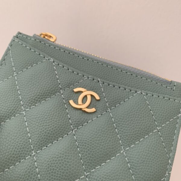 1:1 Replica Chanel Flat Card Holder Mint Bag For Women 11.5cm/4.5in