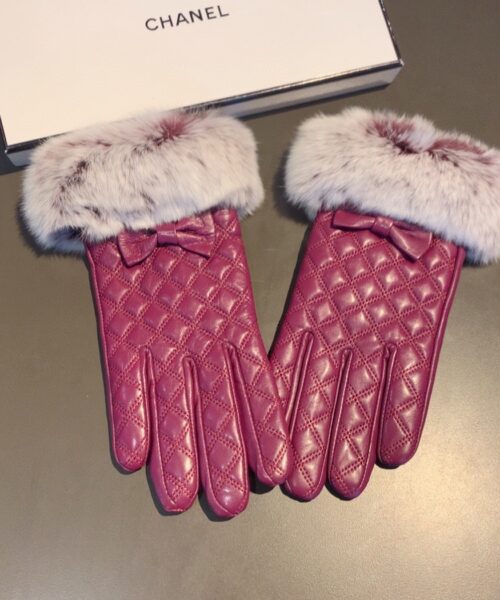 Chanel Gloves In Pink