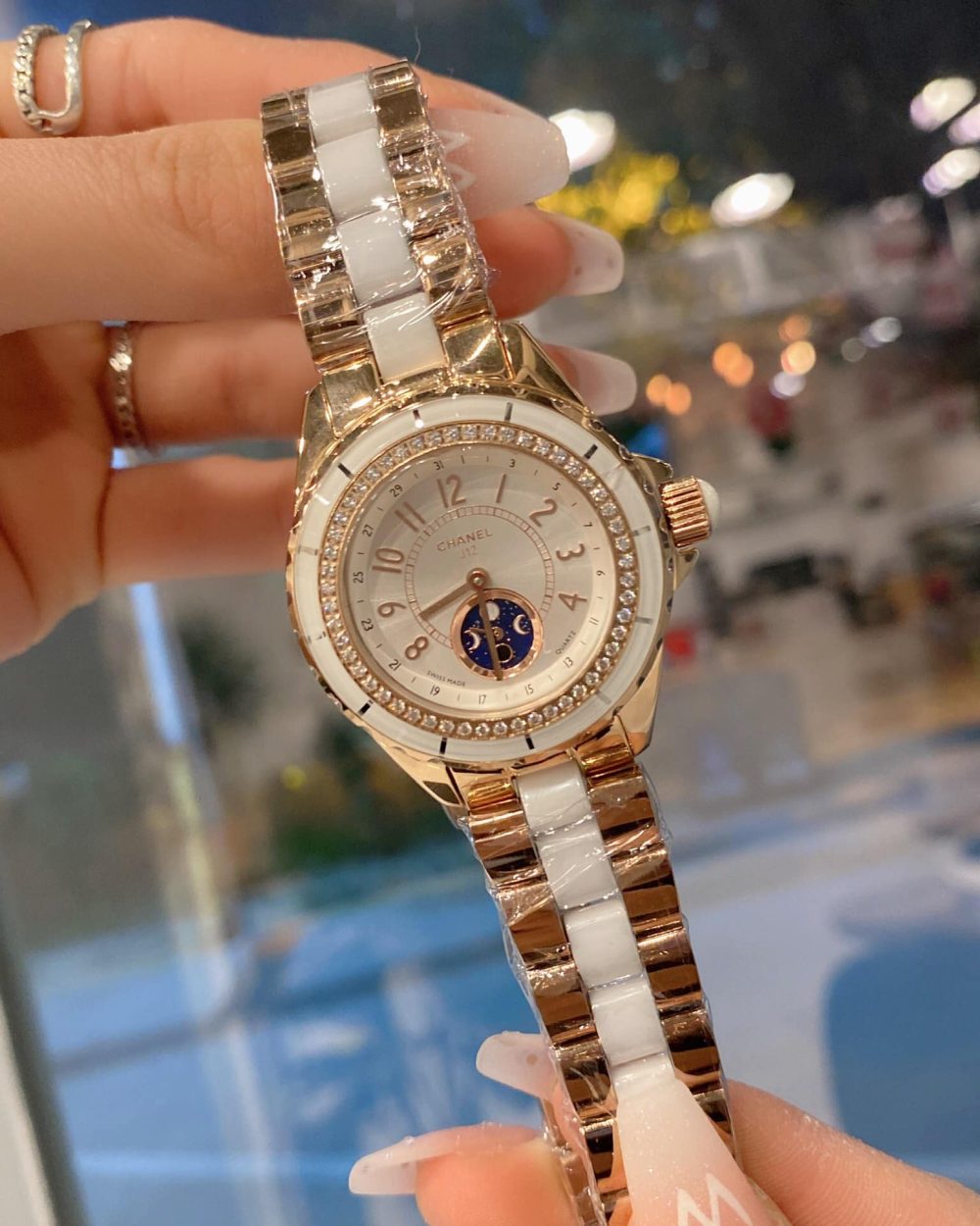 Chanel J12 Watch, 33mm Gold Toned For Women