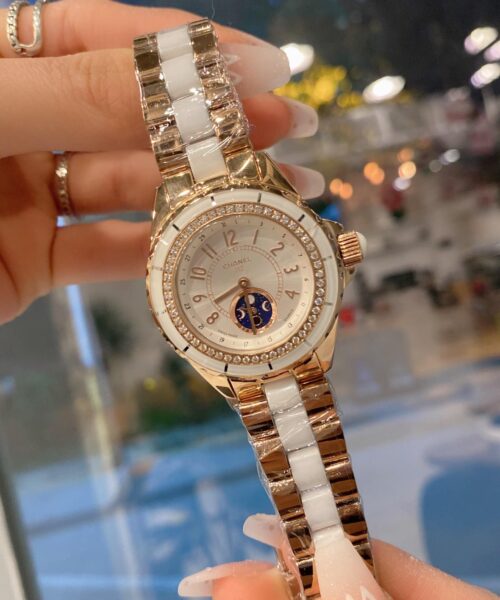 Chanel J12 Watch, 33mm Gold Toned For Women