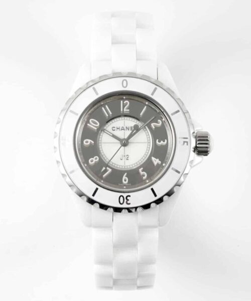 Chanel J12 Watch Caliber, 33mm Silver Toned H5703