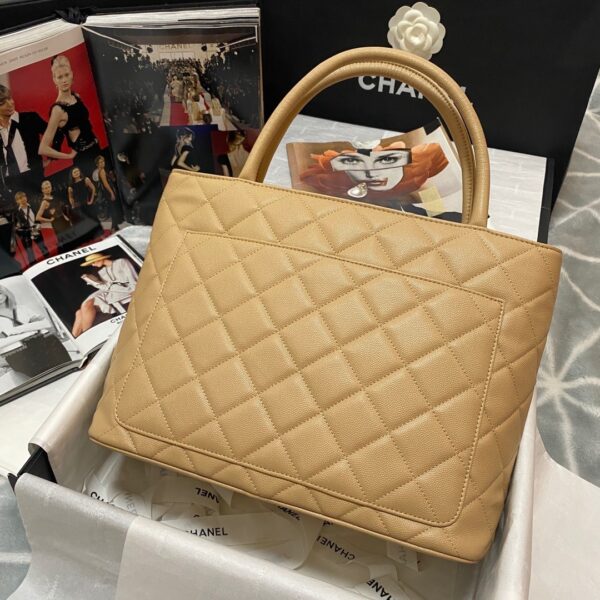 [REP 1:1] Chanel Medallion Tote Gold Hardware Caviar Yellow For Women, Women's Handbags, Shoulder Bags 11.8in/30cm
