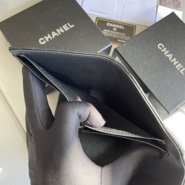 1:1 Replica Chanel Small Classic Flap Wallet Black Bag For Women 10.5cm/4.1in AP0231 Y01295 C3906