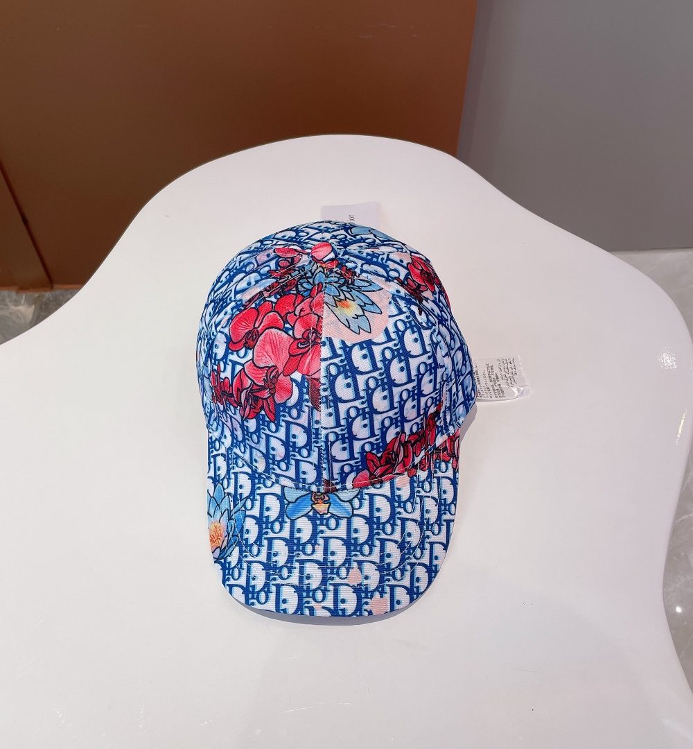 Christian Dior Baseball Cap White/Blue Cap