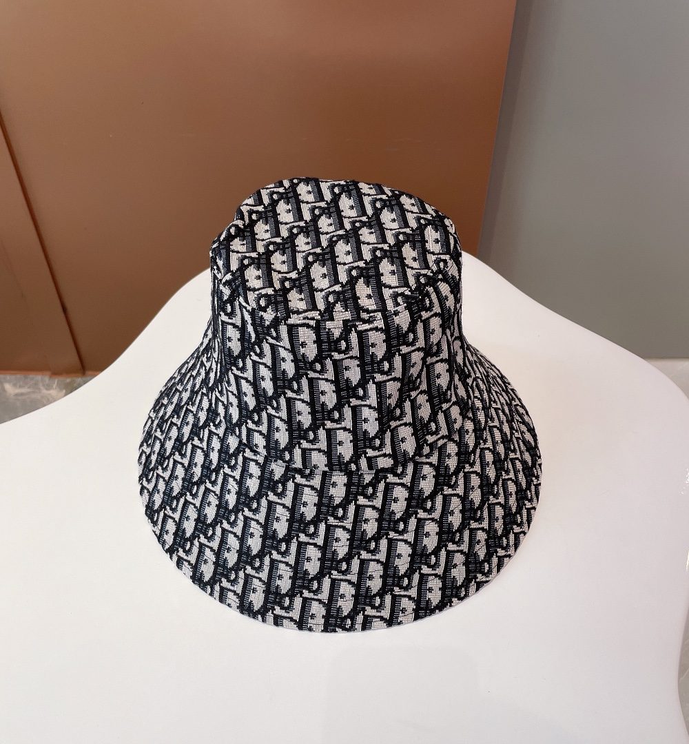Christian Dior Bucket Hat Black Hat