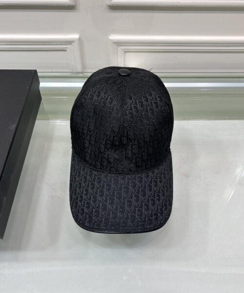 Christian Dior Jack Dior Baseball Cap In Black
